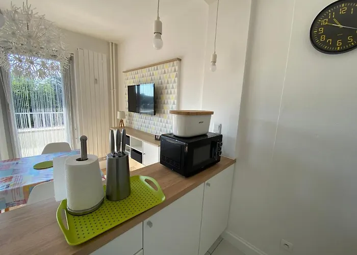 Appartement Amicie 27m2, Balcon Couvert, Près Centre-gare-cathédrale, Wifi Reims